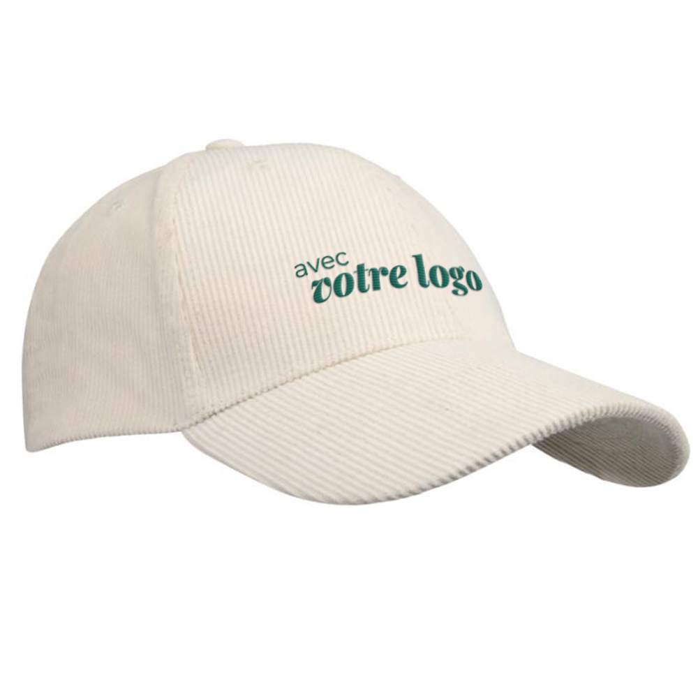 Casquette en velours côtelé recyclé Hutton_02