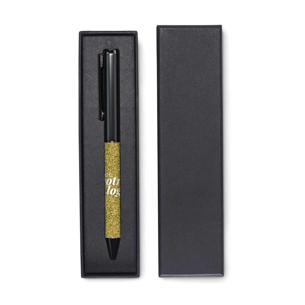 Stylo bille en métal et liège Chippewa_03