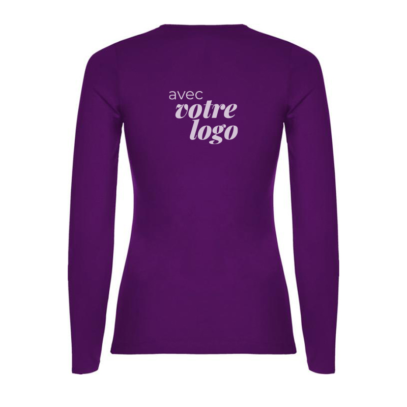 T-shirt femme à manches longues en coton certifié Extreme 160 g_04