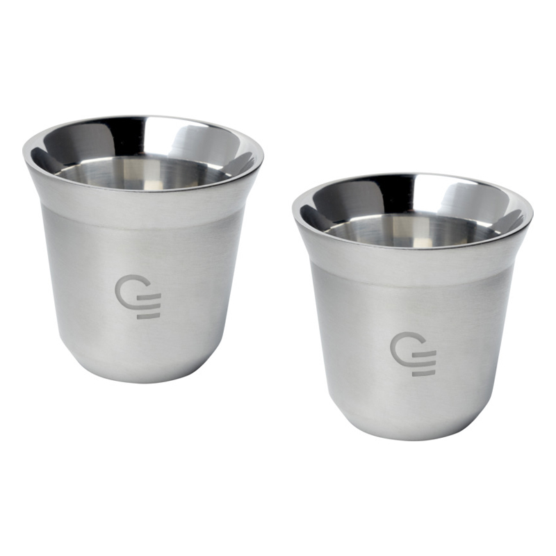 Set de 2 tasses à expresso en inox recyclé certifié Duo 80 mL_1