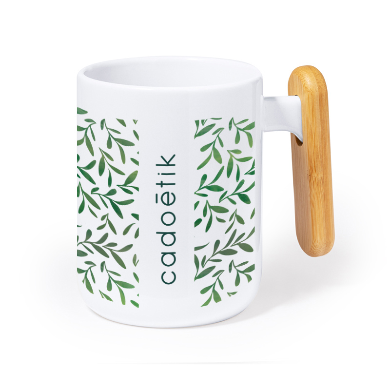 Mug avec anse en bambou Mystral 480 mL_1