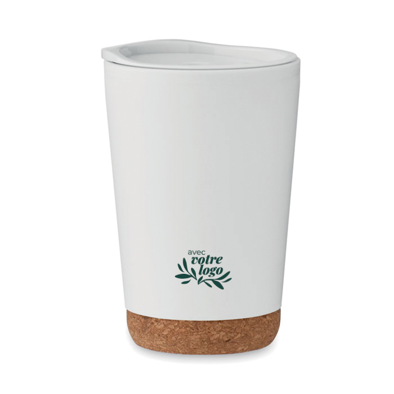 Mug isotherme avec base en liège Co 300 mL_1