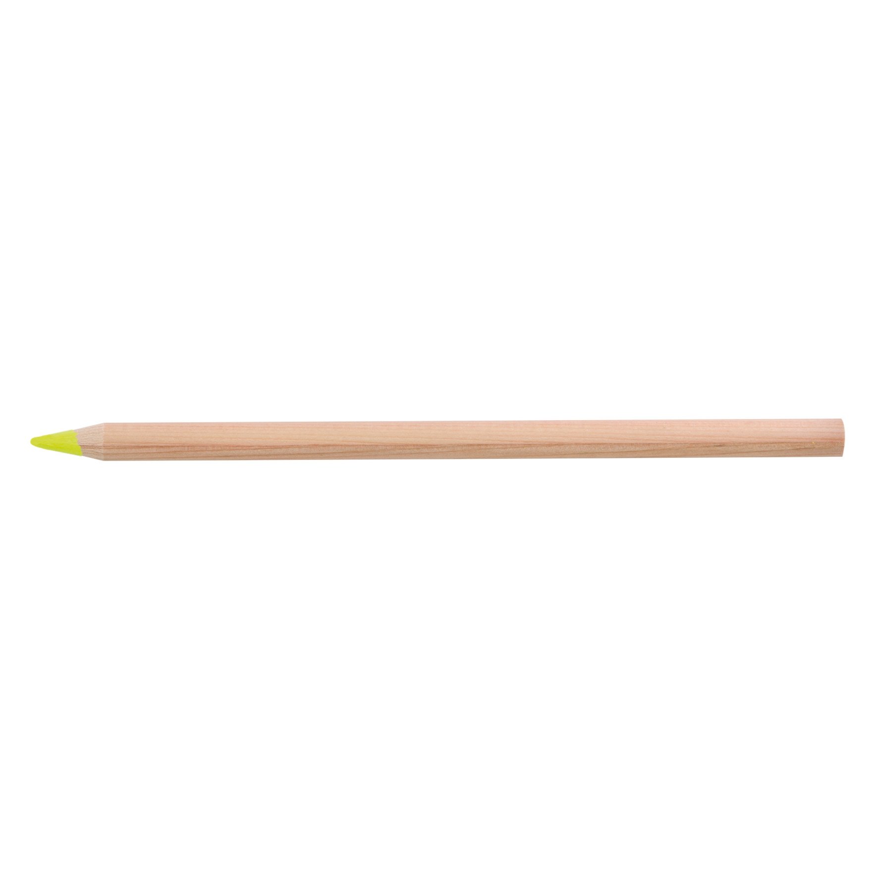Crayon surligneur fluo en bois 17,6 cm Prestige Naturel_05