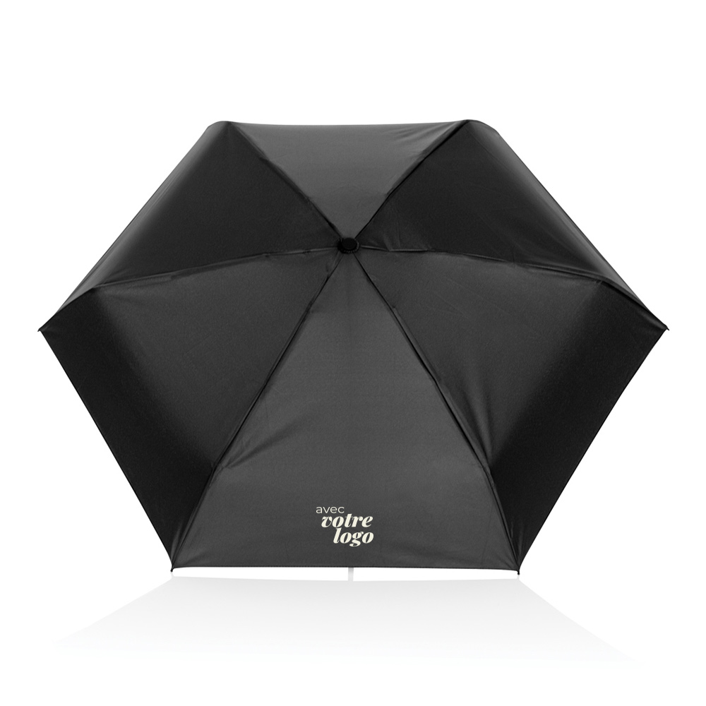 Mini parapluie personnalisé de 19,5" en polyester recyclé rPET Rainus_02