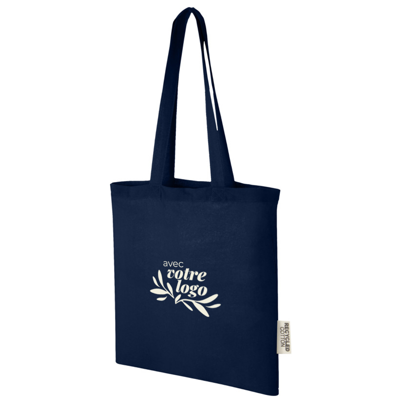 Tote bag en coton recyclé certifié Madras 140 g_03