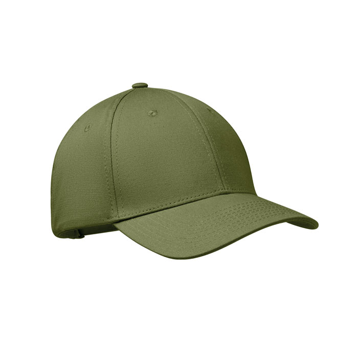Casquette 6 panneaux Bahamas 280 g_Vert armée vert