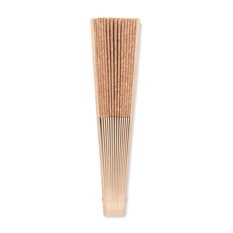 Éventail en liège et bois Fanny Cork_03