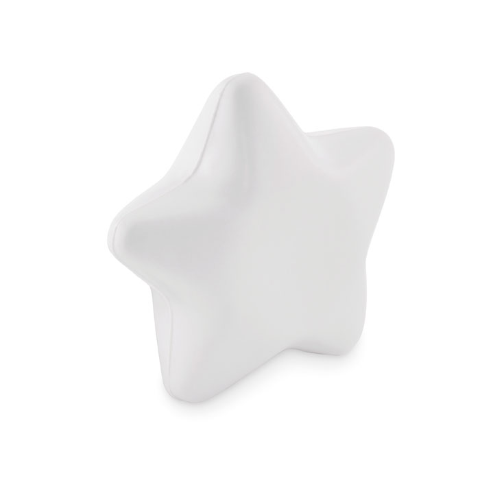 Balle anti-stress étoile Starly_Blanc