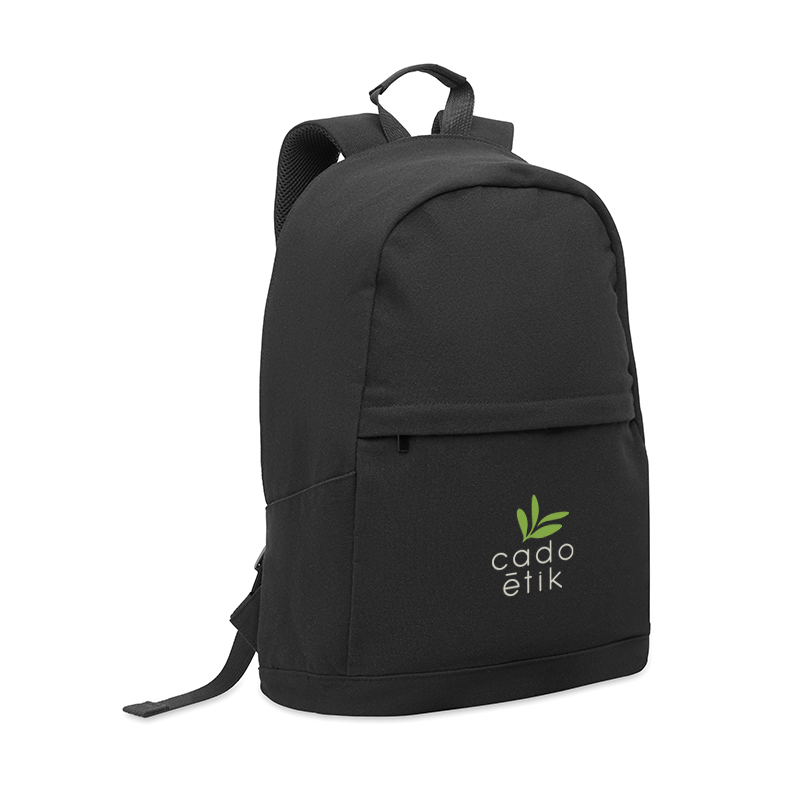 Sac à dos ordinateur 15" en coton et polyester recyclés Koper Back_1