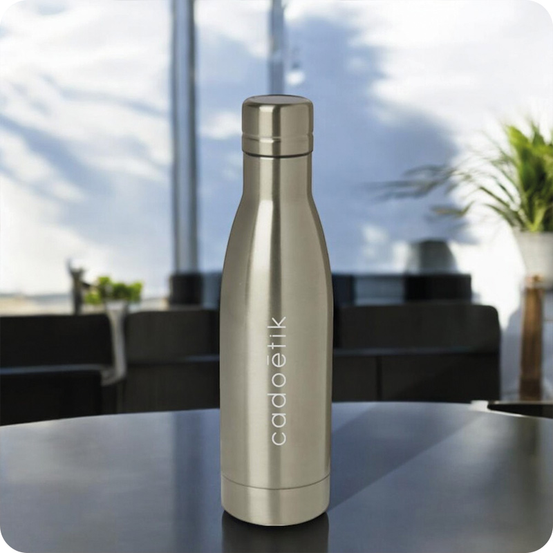 Bouteille isotherme en inox recyclé certifié Vasa 500 mL_00