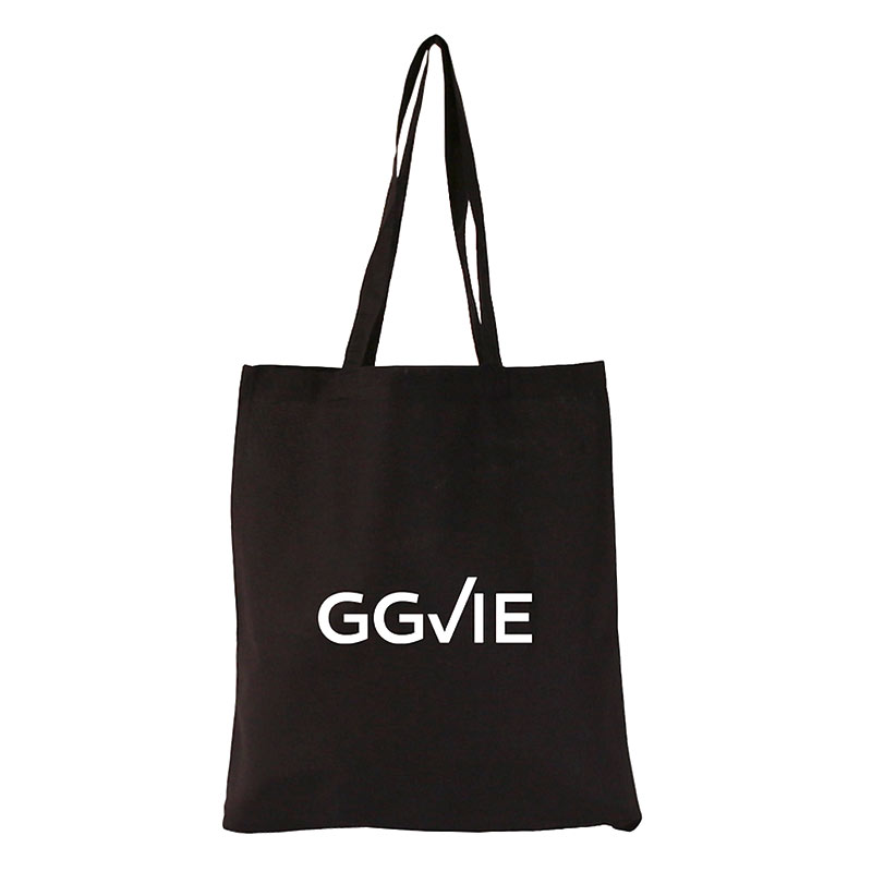 Tote bag personnalise Kampur noir Avec votre logo Cadoetik