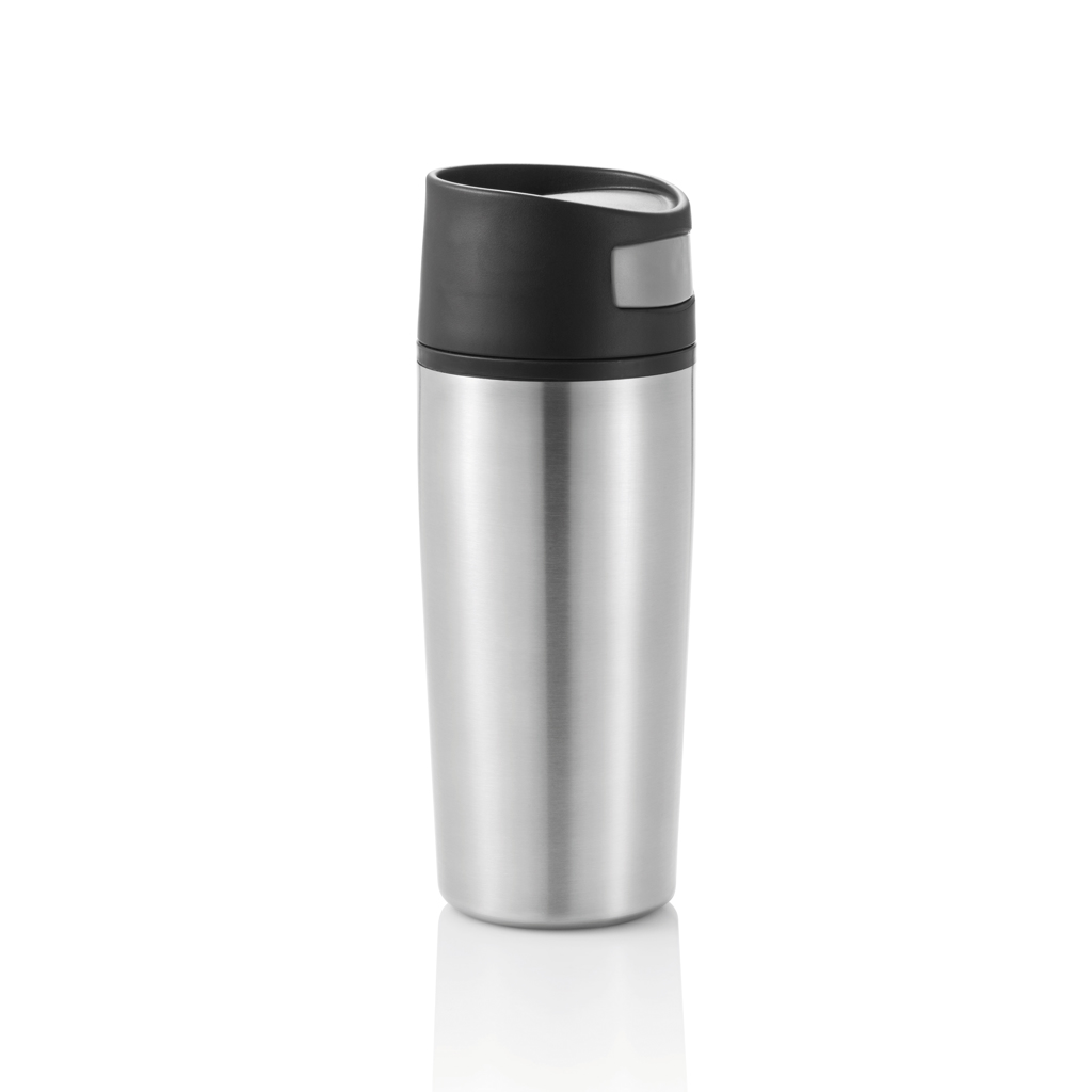Mug isotherme anti-fuites voiture Drivink 300 mL_Argent