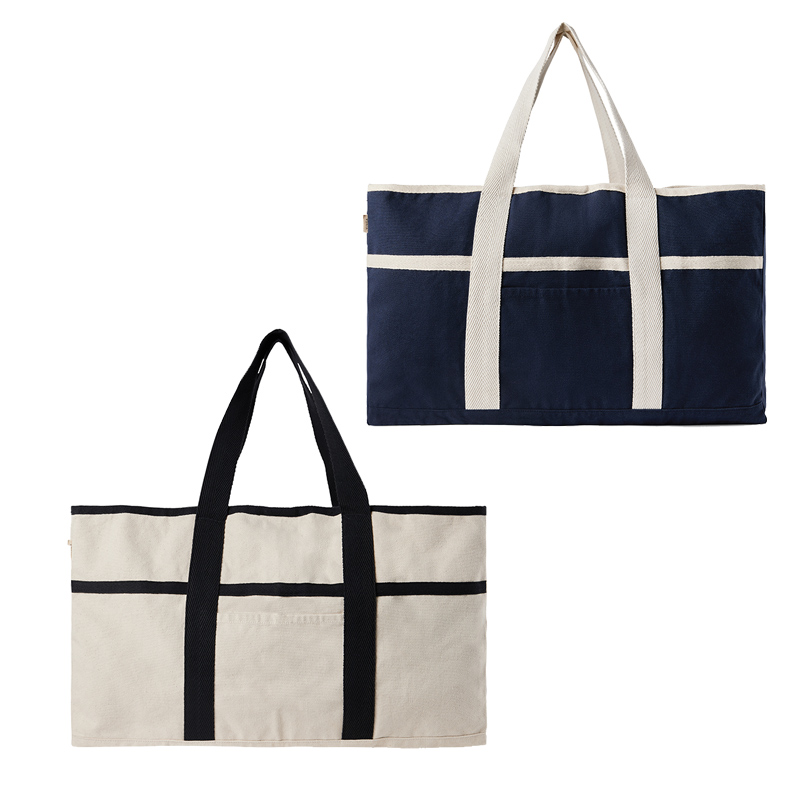 Sac de plage en coton et polyester recyclés Vinga Volonne _02