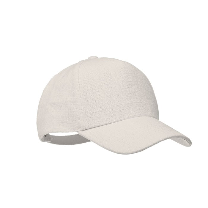 Casquette en chanvre 5 pans Naima_Beige