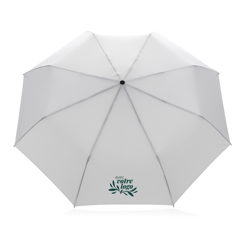 Mini parapluie 20.5" en polyester recyclé rPET et bambou Impact_03
