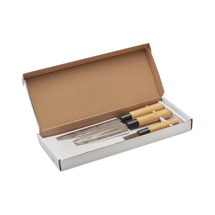 Set 3 couteaux style japonais Taki_Multicolore