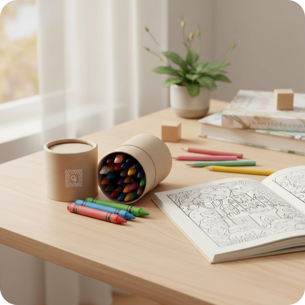 Etui 30 crayons cire_00