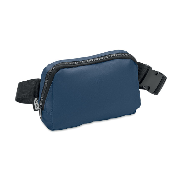 Sac banane en polyester recyclé rPET Toshi_Bleu