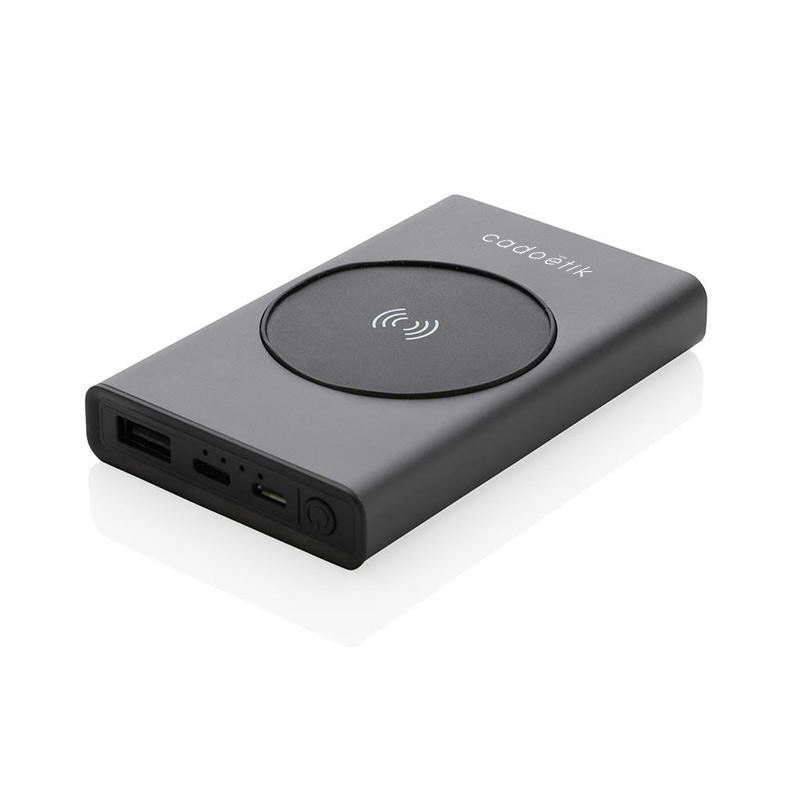 Batterie externe à induction en aluminium recyclé certifié Terra 5000 mAh_1