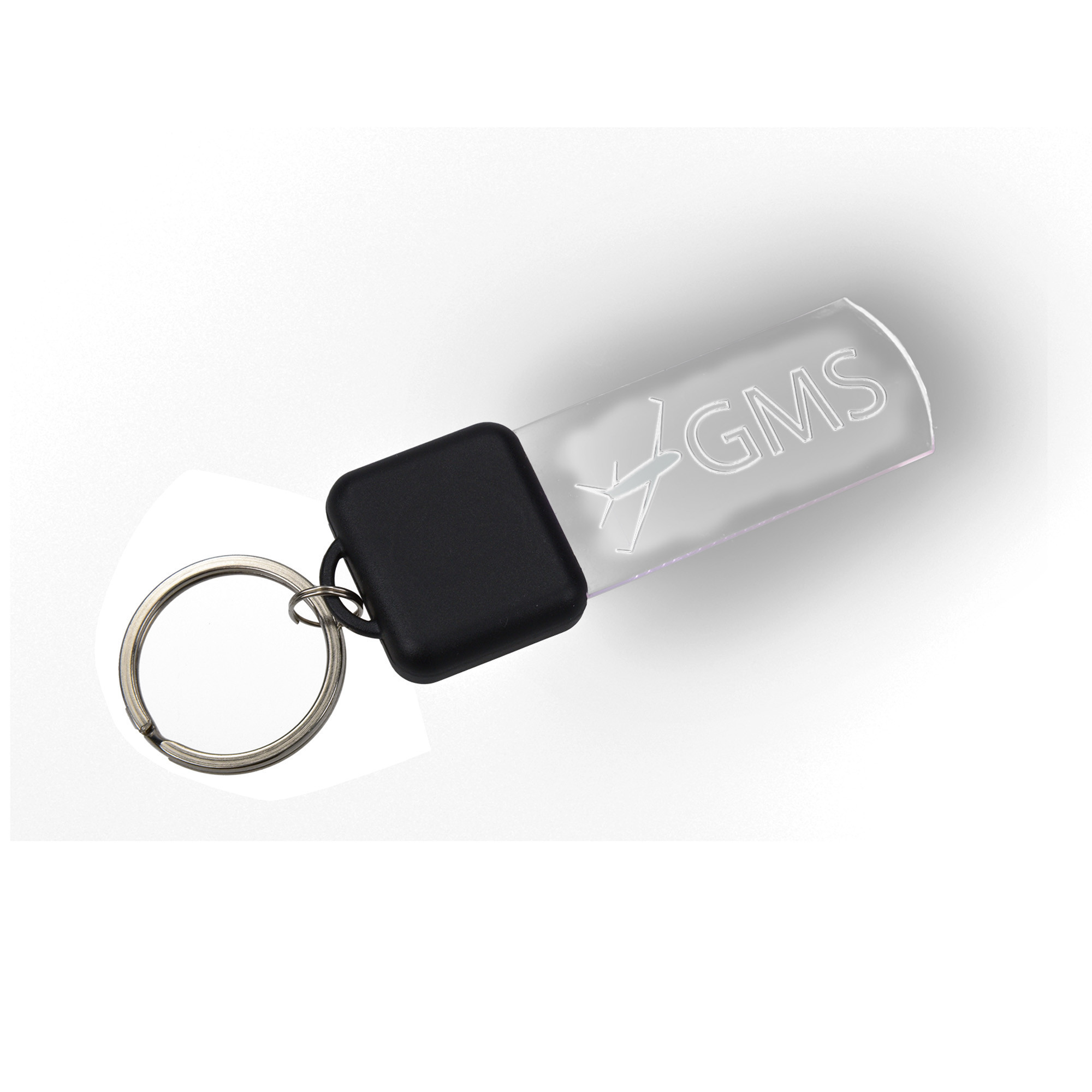 Porte-clés lumineux Pulse_Blanc