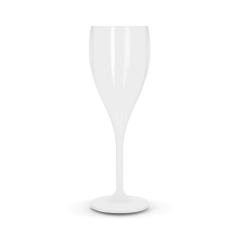 Flûte à champagne en tritan Ras Bord 16 cl_Blanc