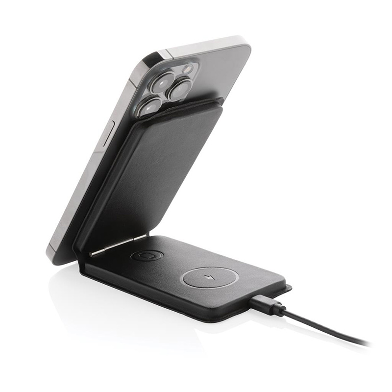 Chargeur magnétique 3-en-1 en plastique recyclé certifié Swiss Peak 15W_04