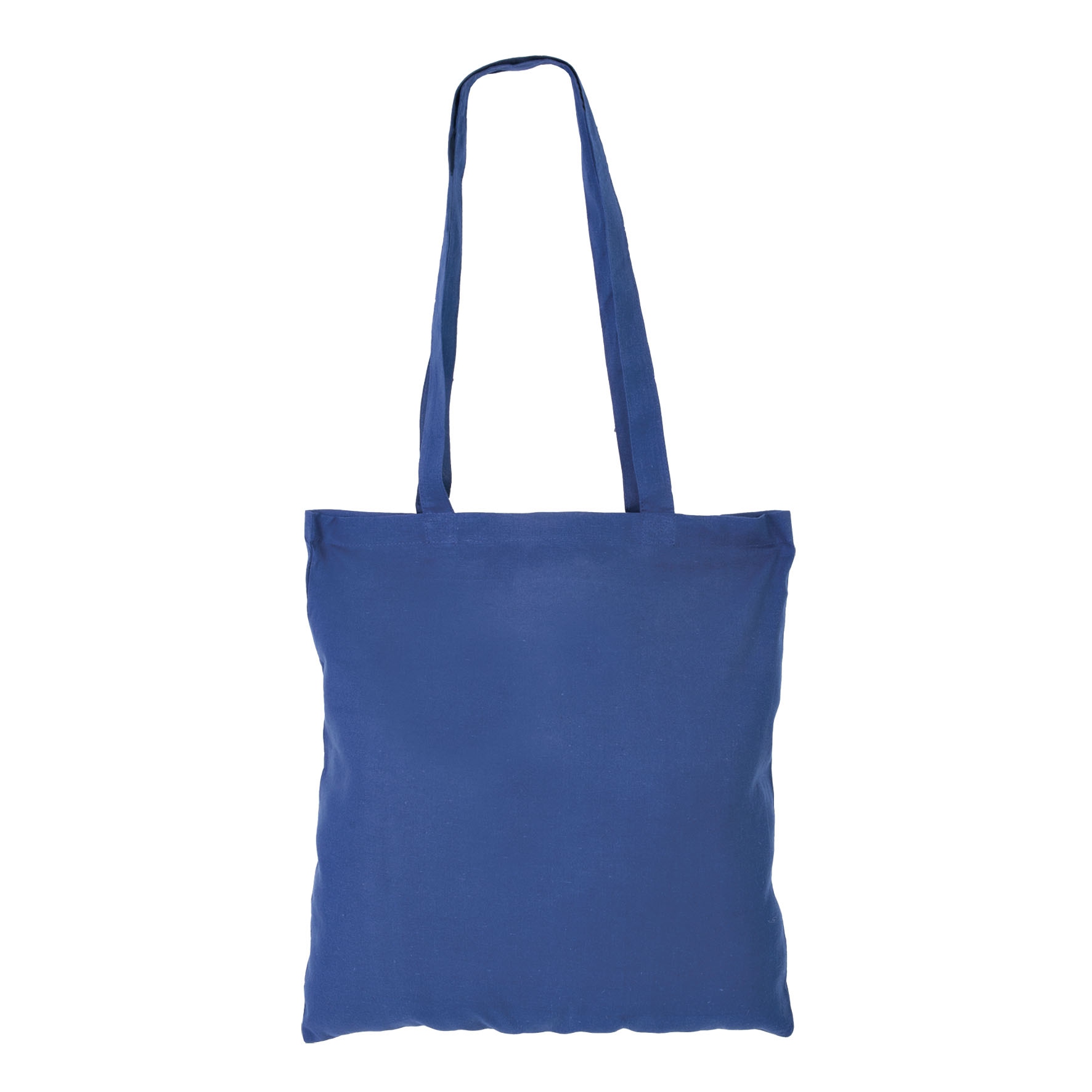 Sac shopping publicitaire coton Maria - sac shopping personnalisable - bleu