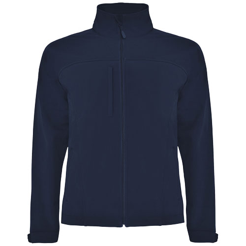 Veste softshell unisexe en polyester certifié Rudolph_Bleu marine