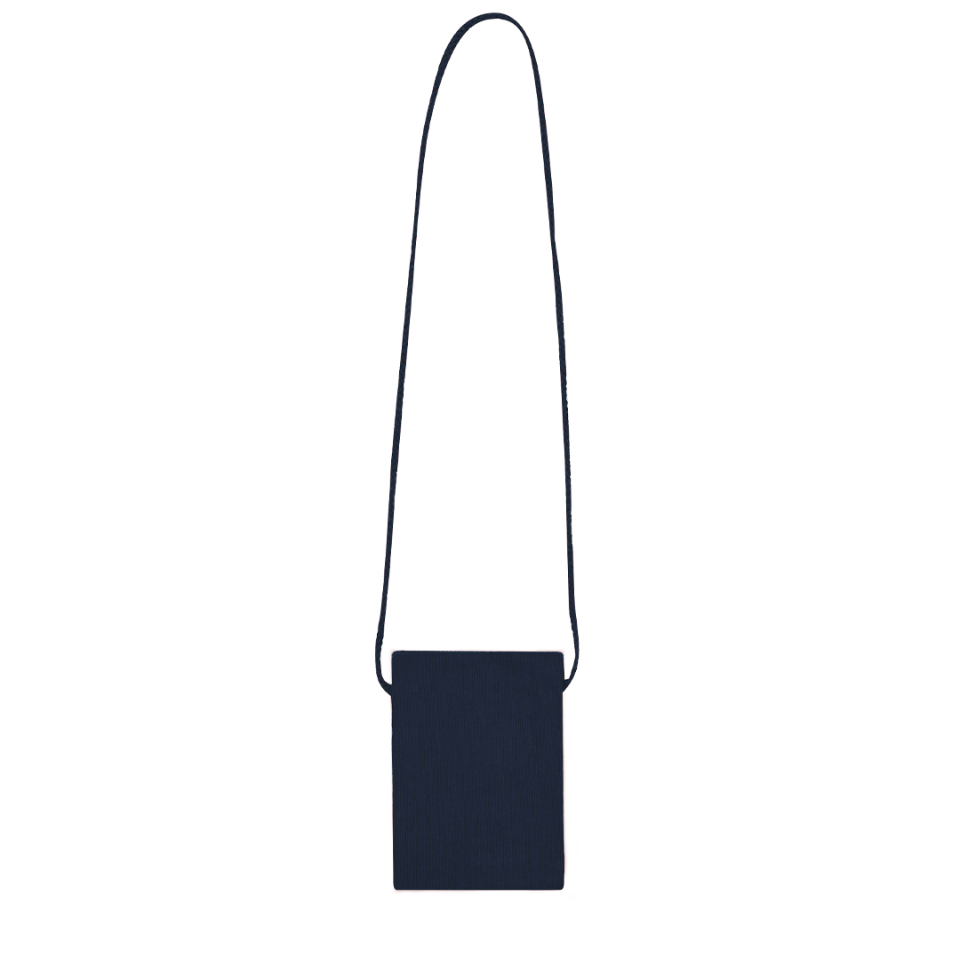 Étui pour téléphone portable en velours côtelé Hulak_Bleu
