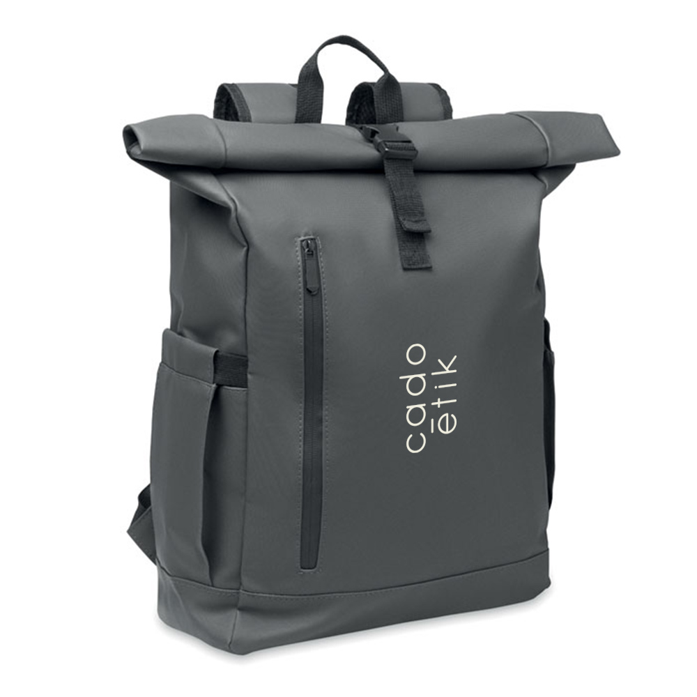 Sac à dos pour ordinateur rolltop en polyester recyclé rPET Bangkok Roll _01