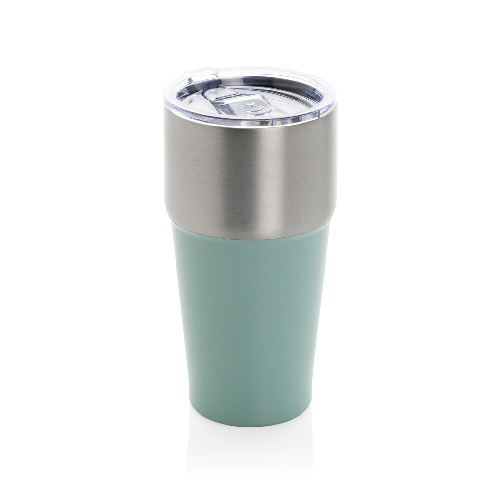 Mug isotherme en inox recyclé certifié Fluid 500 mL_Vert