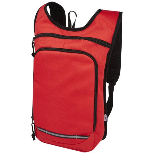 Sac à dos imperméable en polyester recyclé certifié Trails 6,5 L_Rouge
