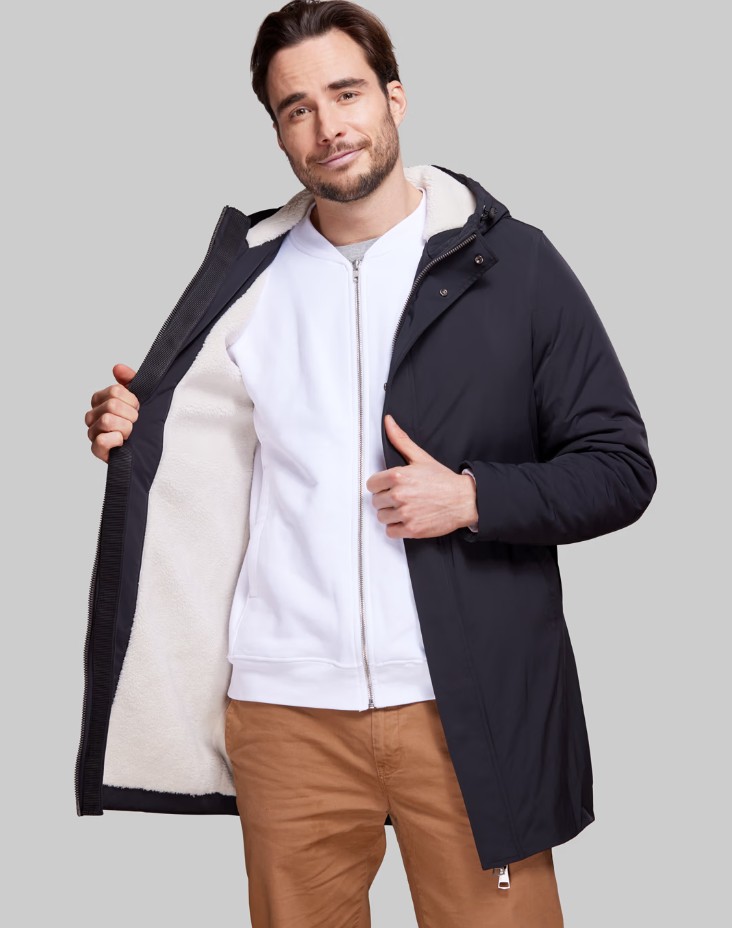 Parka imperméable unisexe en polyester certifié Hoxton_02