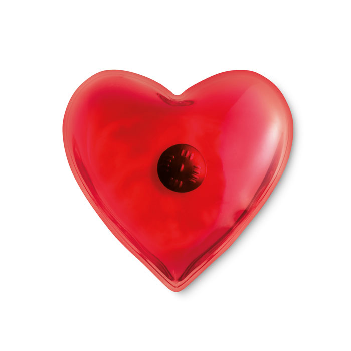 Chaufferette en forme de coeur_Rouge