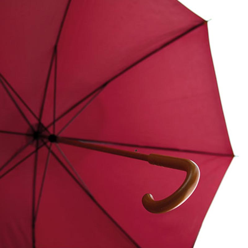 Parapluie droit avec poignée en bois Cumuli_07