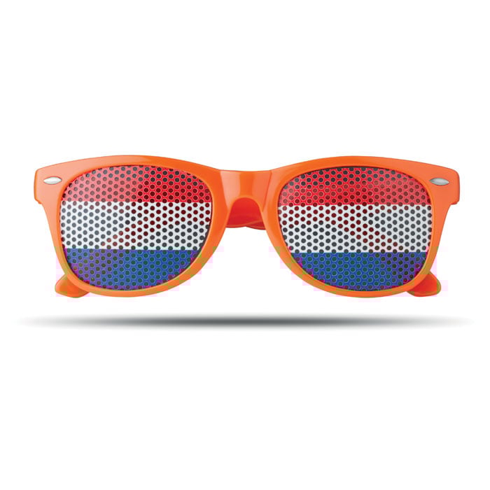 Lunettes de supporter Flag Fun_Orange