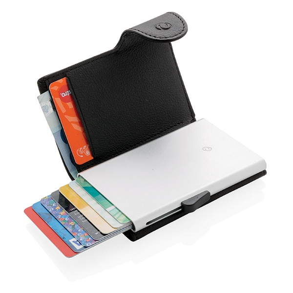 Porte-cartes / Portefeuille publicitaire anti-RFID C-Secure Protek - Objet publicitaire