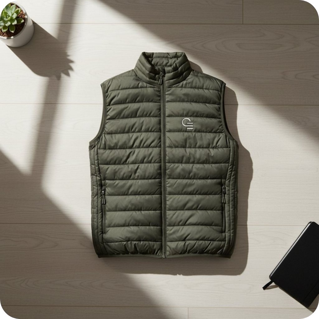 Bodywarmer homme en polyester certifié Stream_00