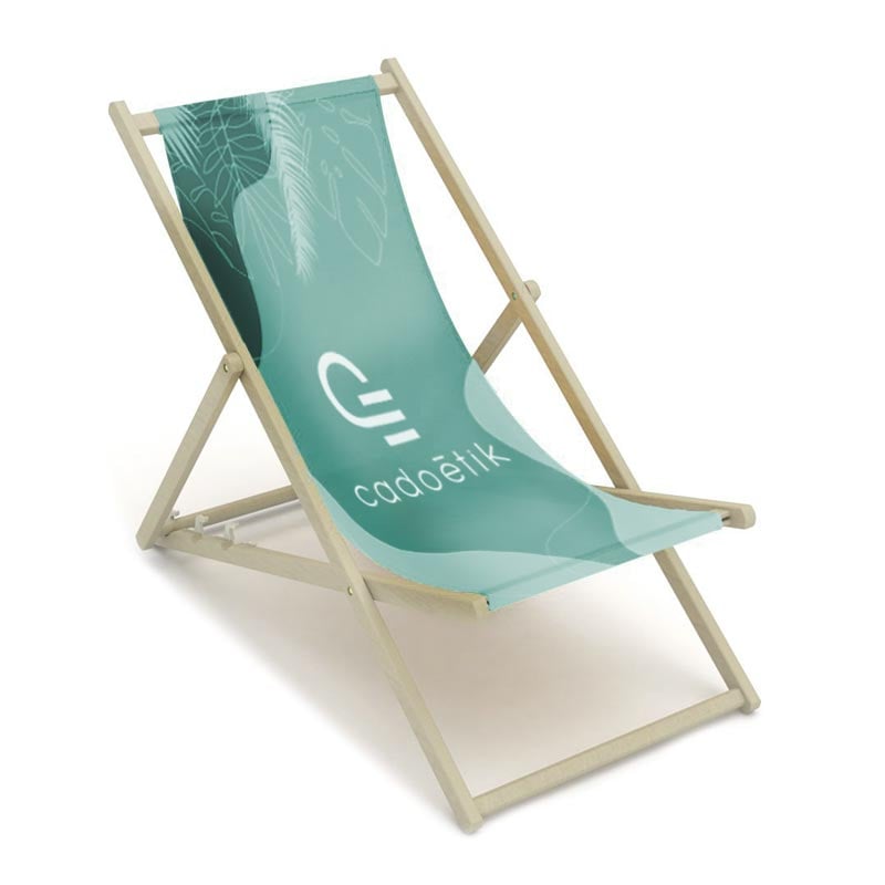 Chilienne publicitaire en bois personnalisable
