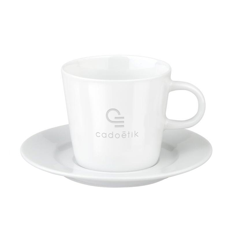 Tasse publicitaire en porcelaine Fancy