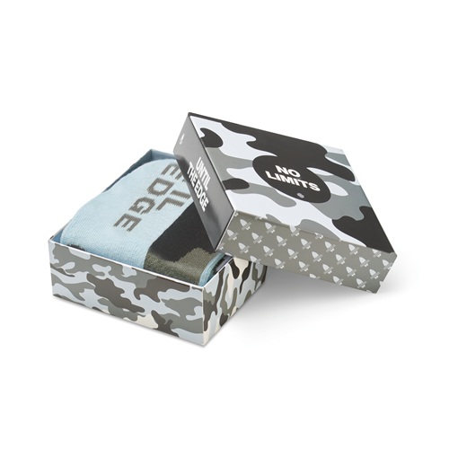 Chaussettes courtes sur-mesure en coton jacquard Chesse_03