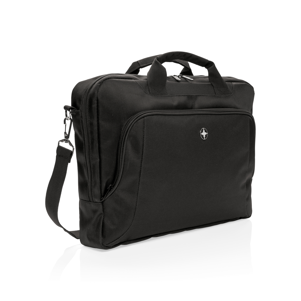 Sacoche ordinateur 15" Swiss Peak Le Locle_Noir