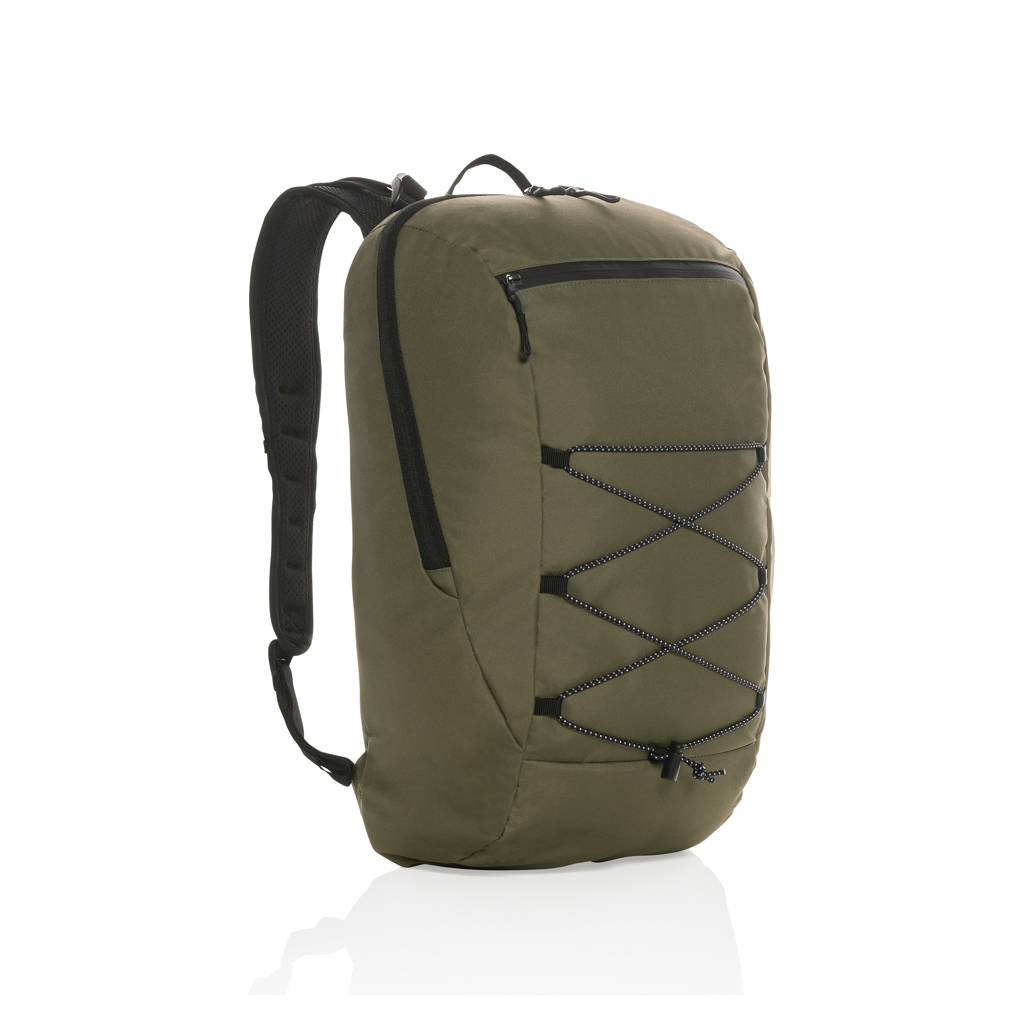 Sac à dos de randonnée en polyester recyclé rPET Impact 18L_Vert