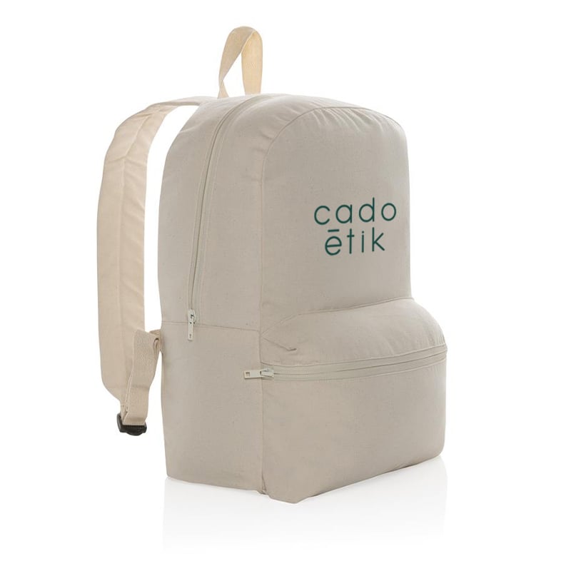 Sac à dos en toile recyclée non teintée 285 g Ayr 19,5 L_1