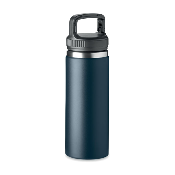 Gourde isotherme en inox Cléo 500 mL_Bleu marine