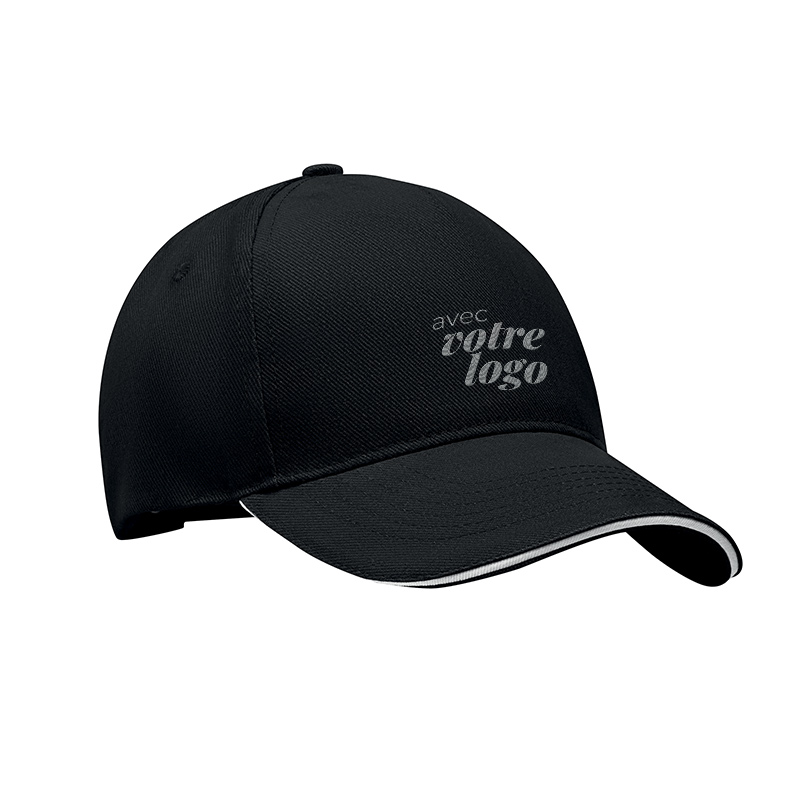 Casquette publicitaire 5 panneaux Long Beach Singa 260 g_01