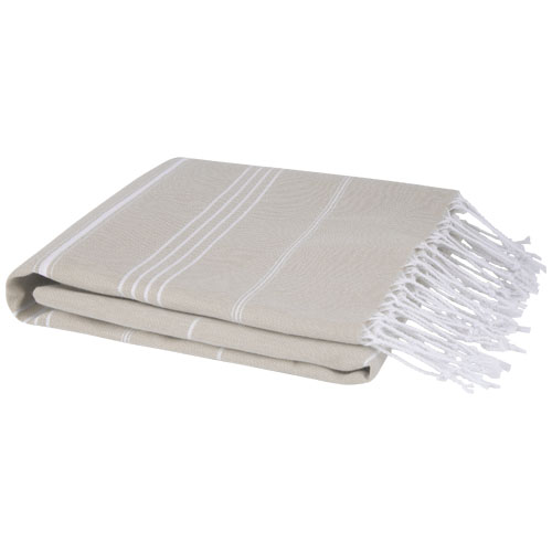 Serviette fouta en coton certifié Anna 150 g_Beige