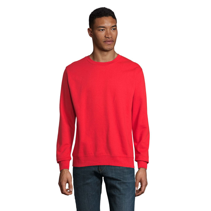 Sweat unisexe en coton et polyester recyclé certifiés Columbia 280 g_Rouge vif