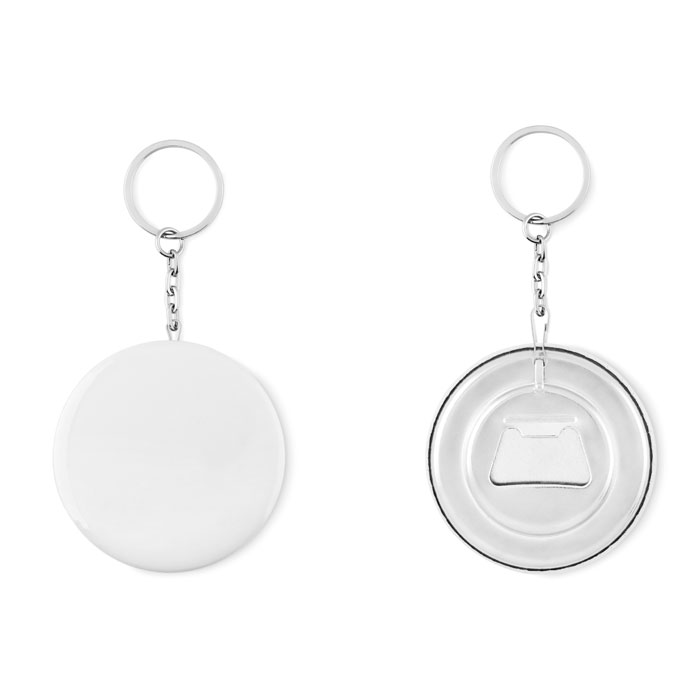Porte-clés décapsuleur Pin Flask_Argent mat