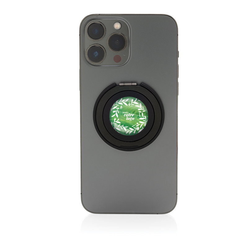 Anneau support magnétique pour téléphone en plastique recyclé Terra_03